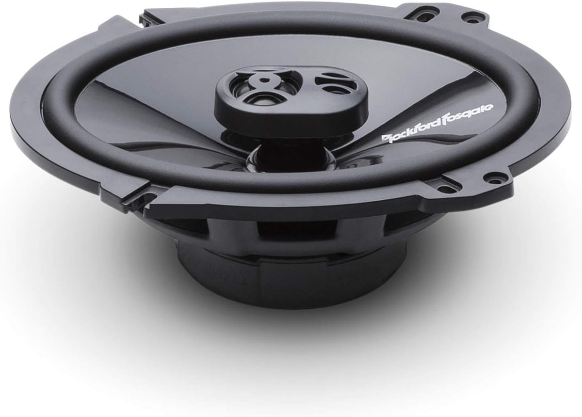 Rockford Fosgate P1683 Punch 6"x8" 3-Way Coaxial Full Range Speakers - Black (Pair)