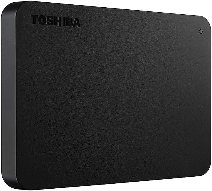 Toshiba Canvio Basics 1TB Portable External Hard Drive USB 3.0, Black - HDTB410XK3AA