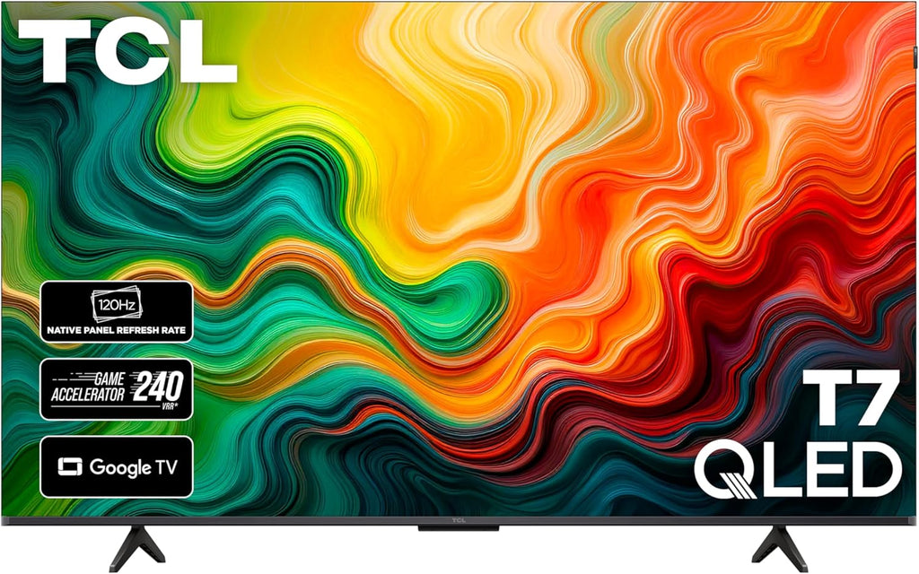 TCL Amazon Exclusive 55 Inch Class T7 Series | 4K QLED HDR Lag-Free Smart Google TV | 55T7, 2025 Model | 120Hz-144Hz High Brightness, Dolby Atmos, Alexa Voice Remote AI Streaming Gaming Television