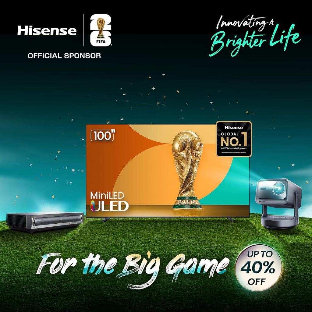 Hisense 43" E6 Cinema Series Hi-QLED 4K UHD Smart Fire TV (43E6QF, 2025 Model) - AI Light Sensor, Dolby Vision · Atmos, Voice Remote with Alexa, Motion Rate 120, HDR 10+ Adaptive, Game Mode Plus