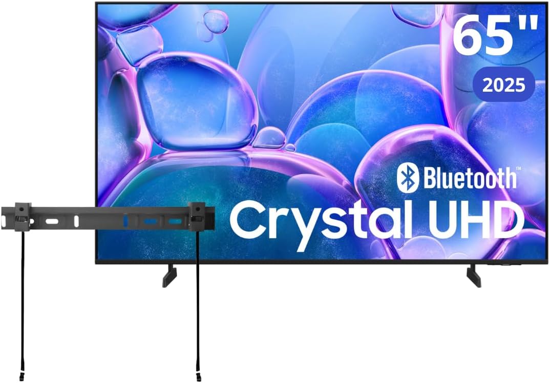 Samsung 65" Class Crystal UHD U7900F (2025) 4K Smart TV HDR 10+ Motion Xcelerator Bluetooth Bixby, Alexa, Google Assistant with Wall Mount(Renewed)