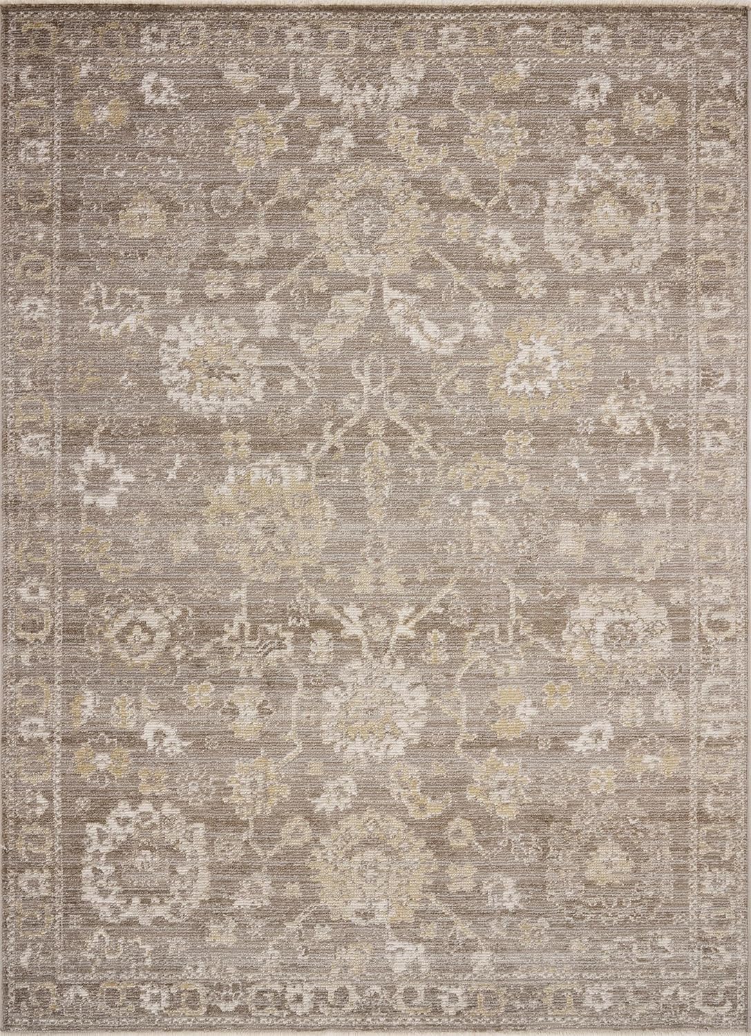Loloi Magnolia Home by Joanna Gaines Pace Collection PAC-03 Taupe/Wheat 7'-10" x 10' Area Rug