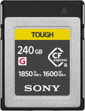 Sony 240GB Tough CEB-G Series CFexpress Type B Memory Card (CEB-G240T)