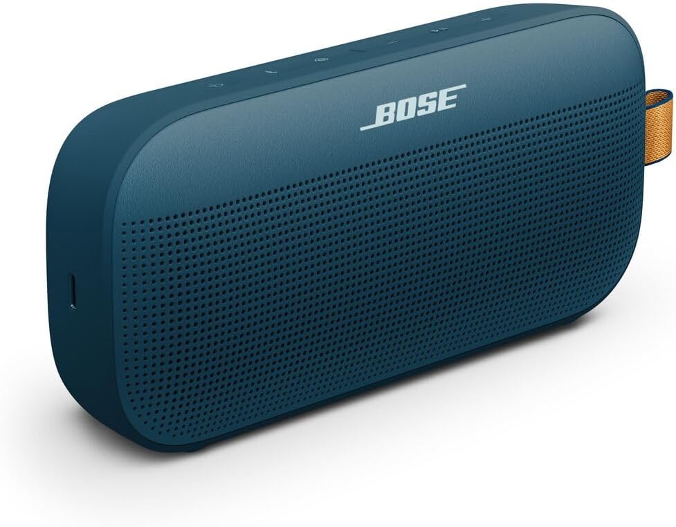 Bose SoundLink Flex Bluetooth Speaker (2nd Gen) - Portable Outdoor Speaker with Hi-Fi Audio, Waterproof and Dustproof, USB-C, Up to 12 Hours Battery Life, Twilight Blue - Limited Edition Color