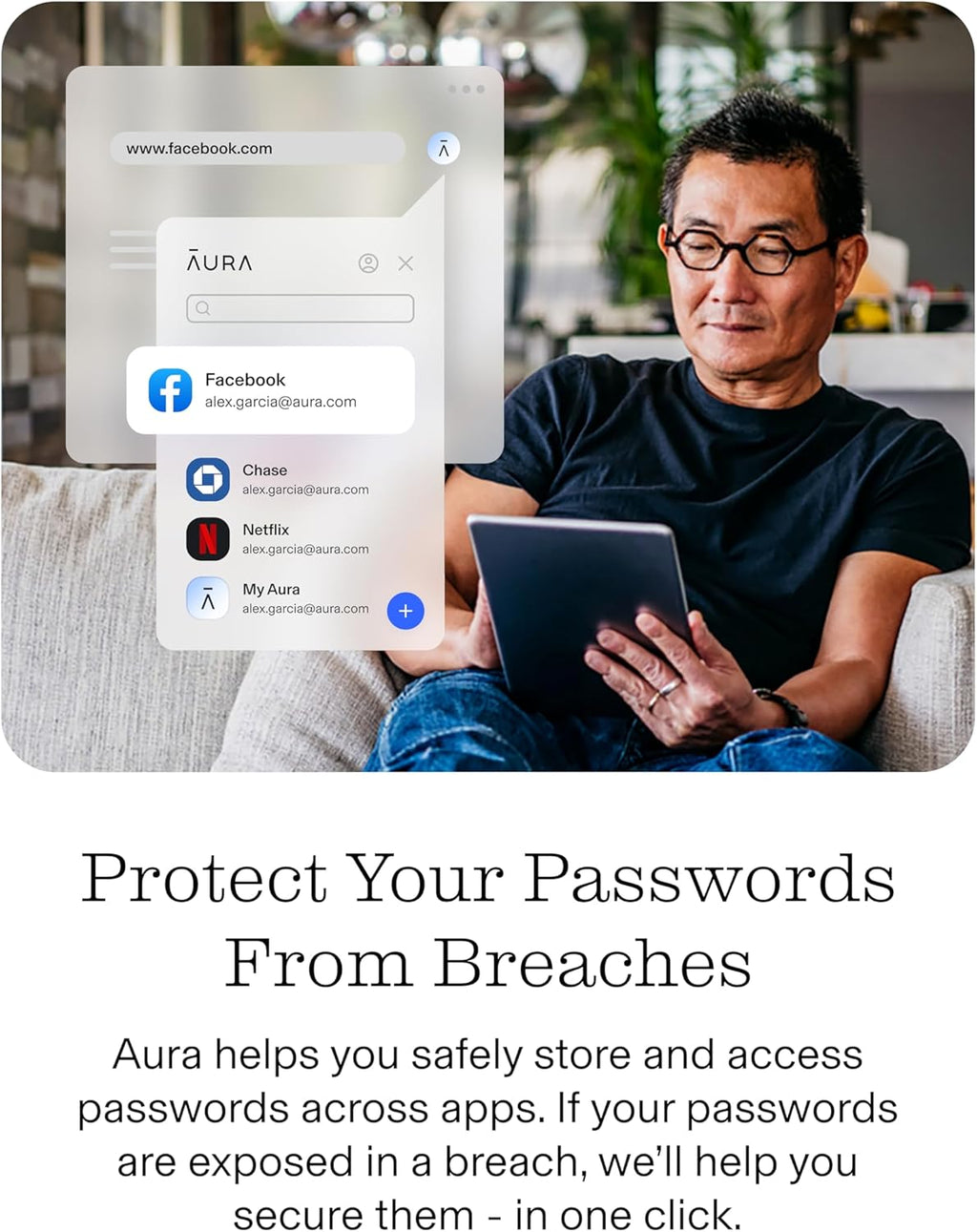 Aura Antivirus | Internet Security | 10 Devices | Includes VPN, Password Manager, Breach Alerts, Anti-Track, Dark Web Monitoring | Antivirus Plan, 1 Year Prepaid Subscription PC/Mac Online Code