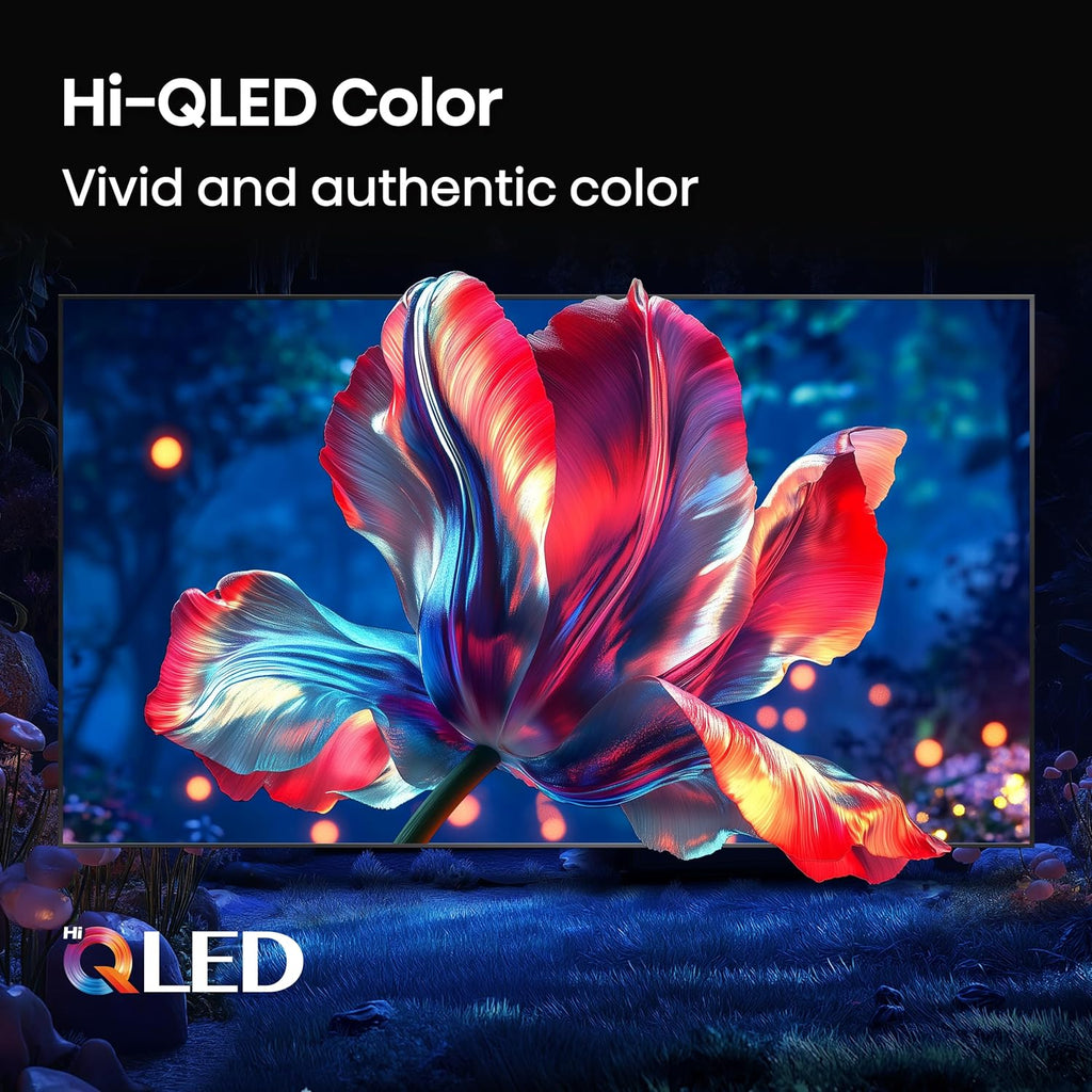 Hisense 43" E6 Cinema Series Hi-QLED 4K UHD Smart Fire TV (43E6QF, 2025 Model) - AI Light Sensor, Dolby Vision · Atmos, Voice Remote with Alexa, Motion Rate 120, HDR 10+ Adaptive, Game Mode Plus