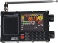DP-666 TEF6686 Full Band Radio, FM AM Shortwave Radio RDS, 2.8 Inch Resistive Touch LCD Color Screen, Portable High Sensitivity Travel Radio(Black)