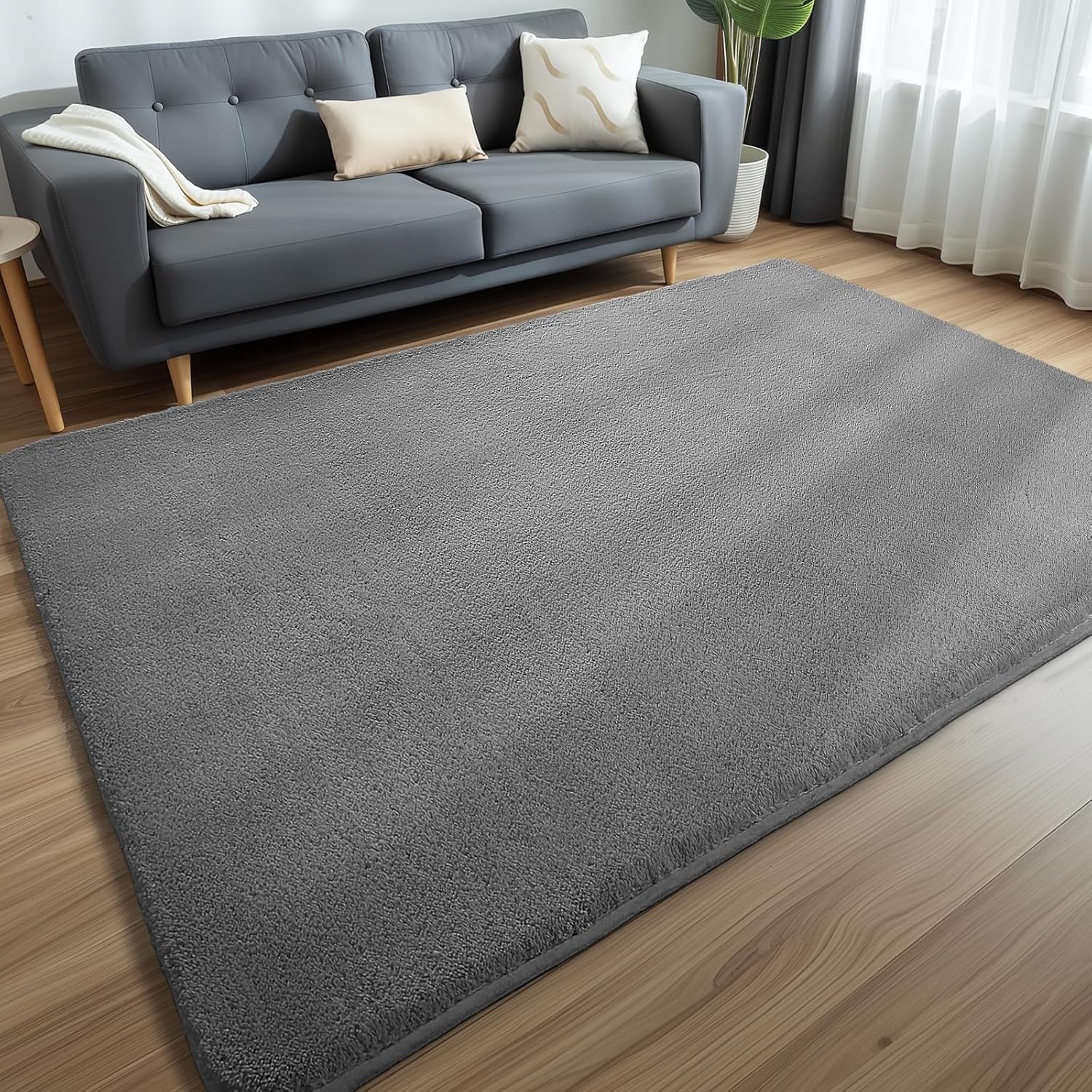 Sour Lemon 9x12 Area Rugs for Living Room, Soft Large Area Rug Fluffy Rugs for Bedroom .Machine Washable Area Rug Non Slip Carpet Rug for Living Room Playroom Kids Room Home Decor