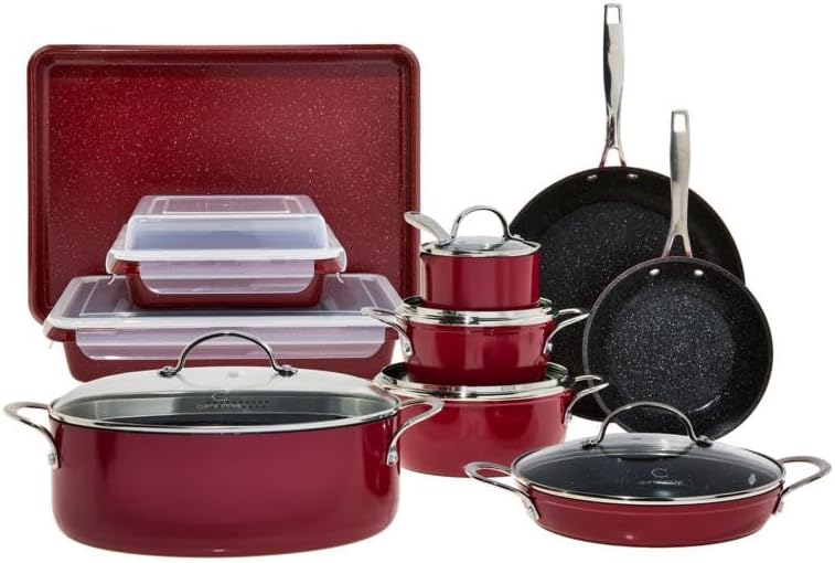 Curtis Stone 17-piece All-Purpose Cookware Set (Renewed)