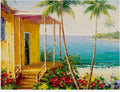 Trademark Fine Art ' Key West Villa ' Outdoor Canvas by Rio