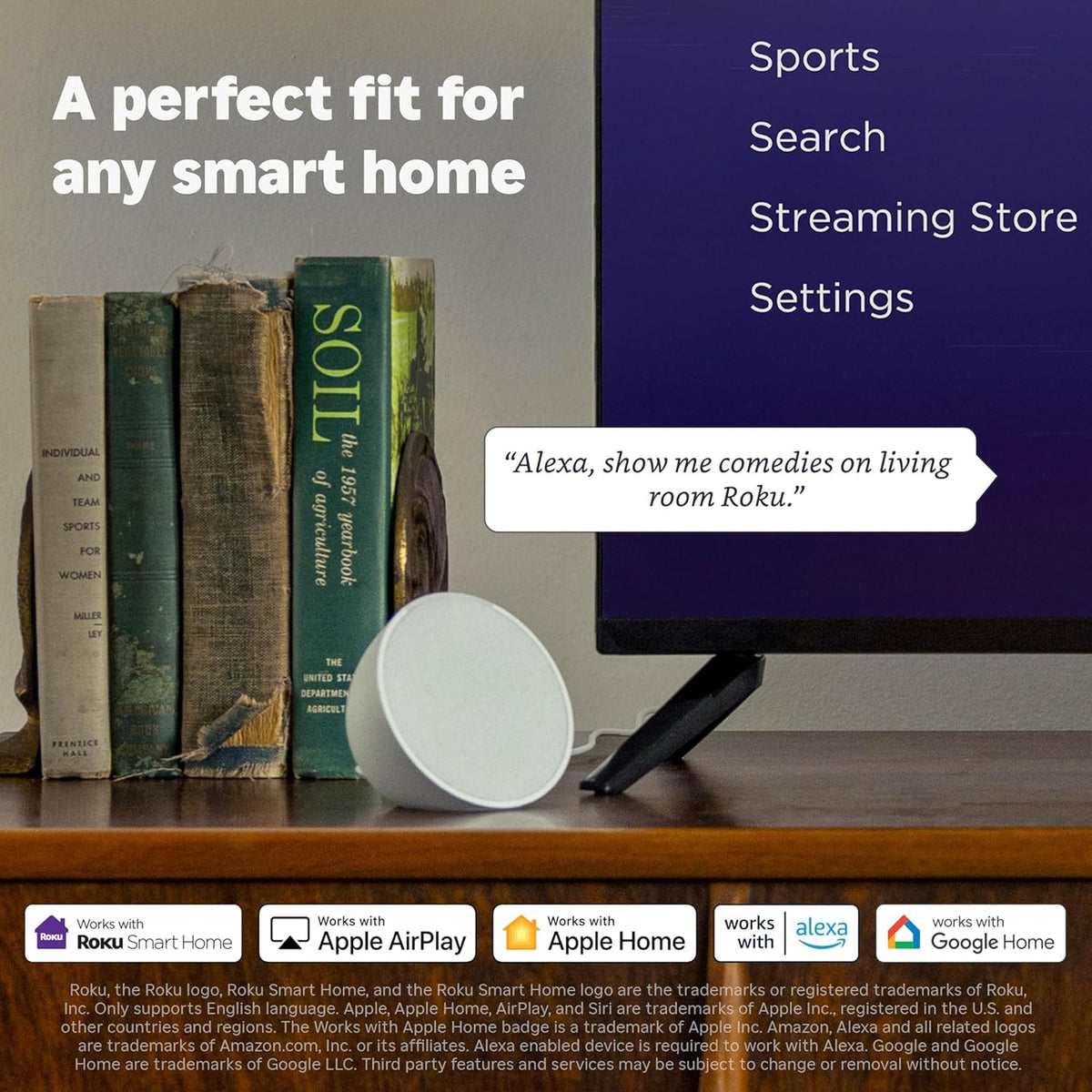 Roku Smart TV – 65-Inch Plus Series, Mini-LED TV – RokuTV with Enhanced Voice Remote – Flat Screen 4K QLED Television with Dolby Vision & Wi-Fi for Streaming Live Local News, Sports