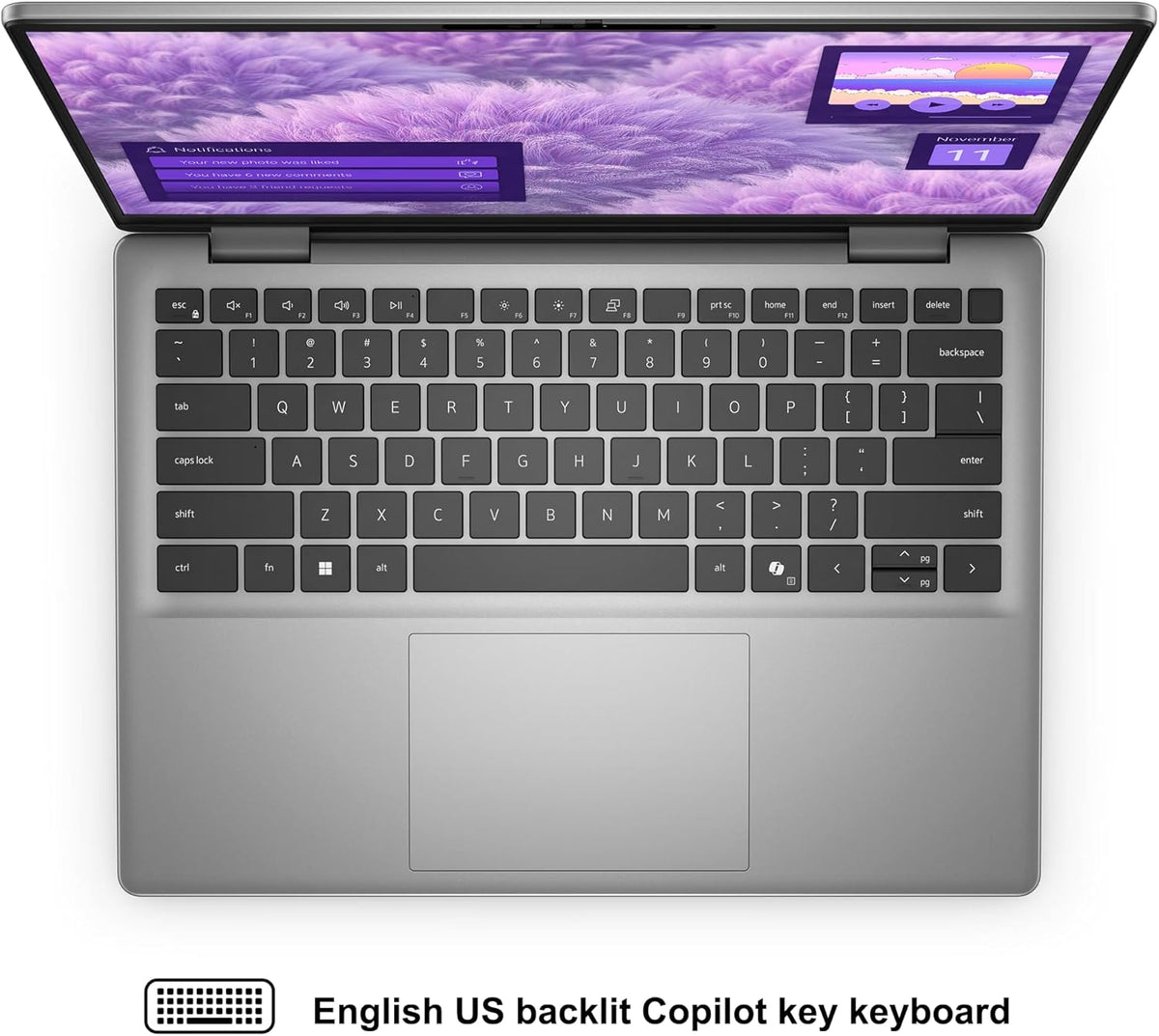 Dell Inspiron 14 5441 Laptop 14" WUXGA IPS Qualcomm 8-core Snapdragon X Up to 45 NPU Tops (>i7-1355U) 16GB DDR5 1TB SSD WiFi7 for Creator Business Professional Win11Pro