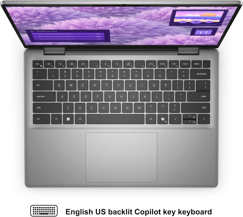 Dell Inspiron 14 5441 Laptop 14" WUXGA IPS Qualcomm 8-core Snapdragon X Up to 45 NPU Tops (>i7-1355U) 16GB DDR5 1TB SSD WiFi7 for Creator Business Professional Work Win11