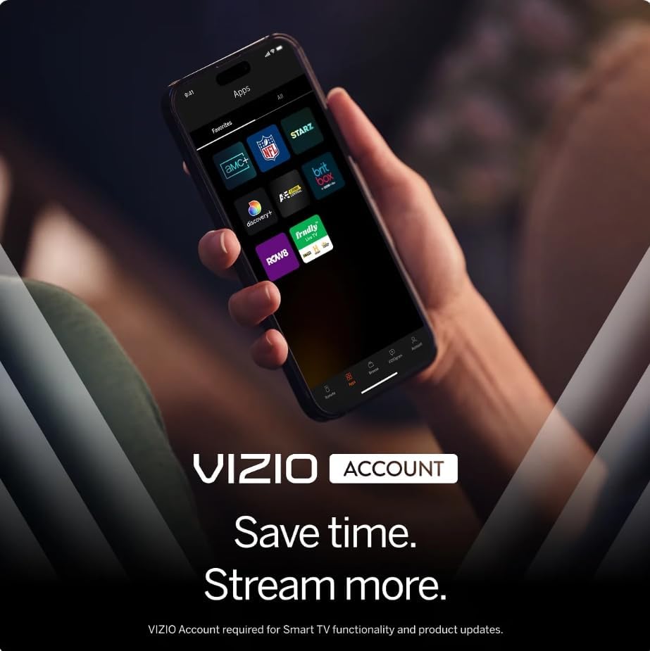 VIZIO V4K50S-0810 50" Class V-Series 4K LED HDR Compatibility Chromecast Built-in, Bluetooth Limited Edition Smart TV (Renewed)