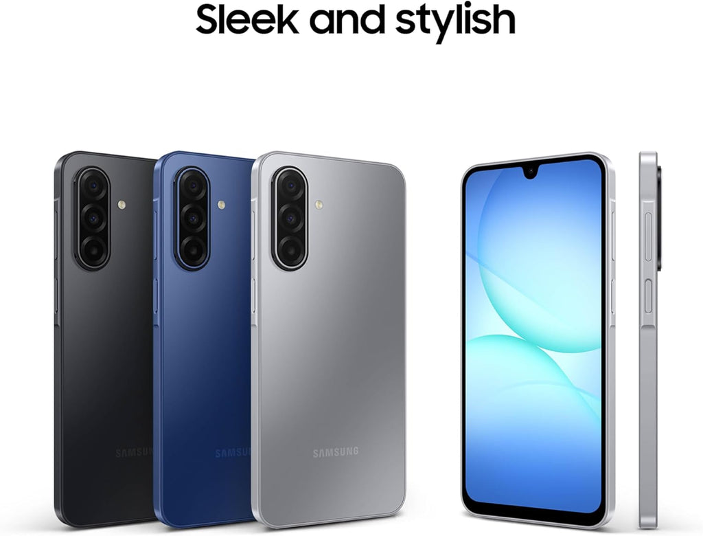 Samsung Galaxy A17 5G Smart Phone, 128GB, Large AMOLED, High-Res Camera, Durable Design, Super Fast Charging, Expandable Storage, Circle to Search, 2025, US 1 Yr Manufacturer Warranty, Blue