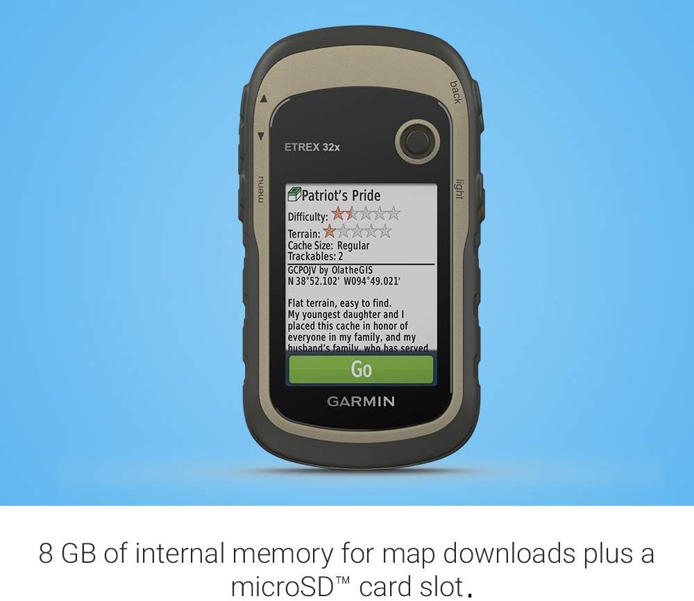 Garmin eTrex 32x, Rugged Handheld GPS Navigator (Renewed)