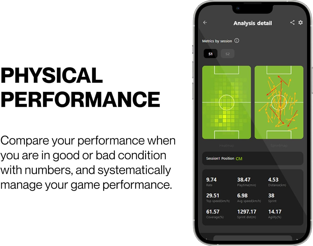 SOCCERBEE-BEE PRO 2 - Sports GPS Tracker & Vest for Outdoor Sports (Small) | 30days Trial Included & Subscription Requierd | Soccer Training Equipment | Fitness Tracker (Large)