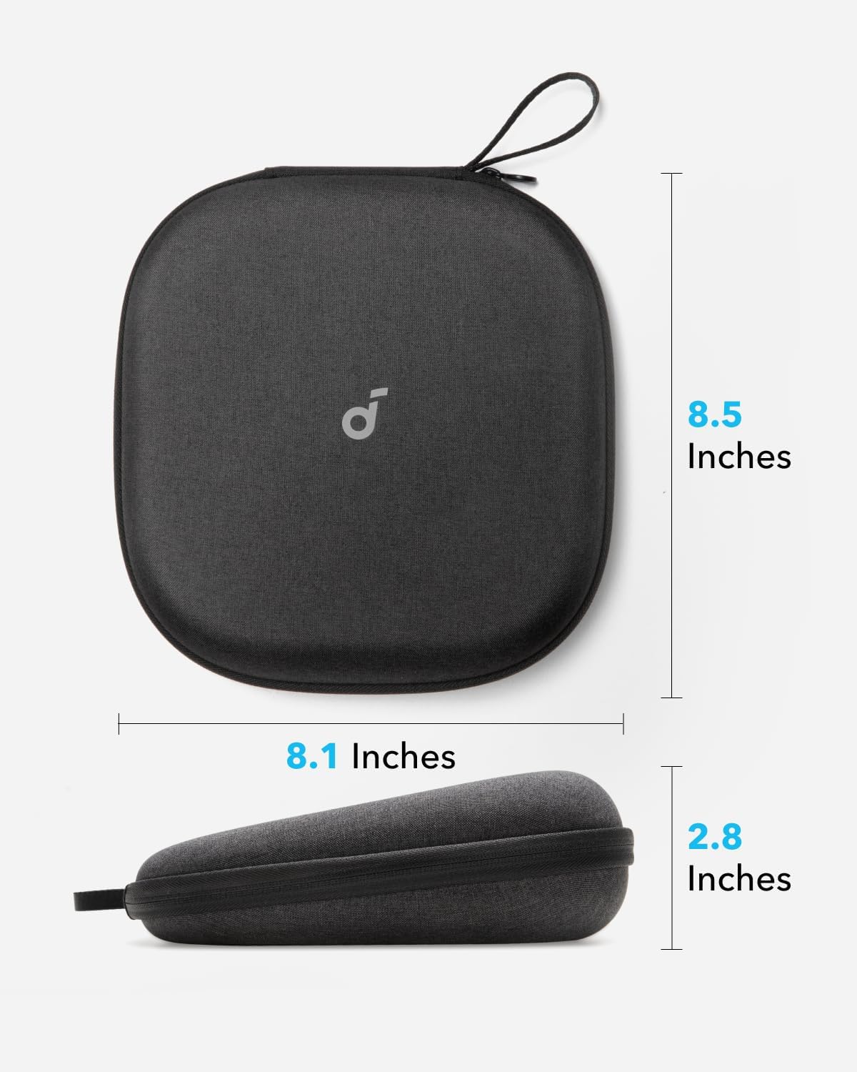 Soundcore Space 2 by Anker, Active Noise Cancelling Headphones with Protective Case, Comfortable Fit, 50H Playtime, LDAC Hi-Res Wireless Audio, Dual Connection, Clear Calls, Bluetooth 6.1, Nap Mode