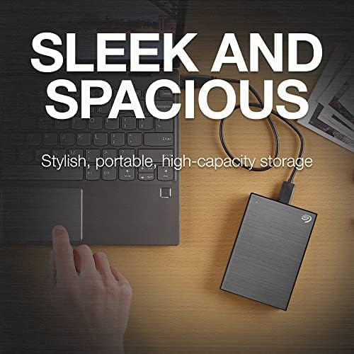 Seagate One Touch, 1TB, Password Activated Hardware encryption, Portable External Hard Drive, PC, Notebook & Mac, USB 3.0, Black (STKY1000400)