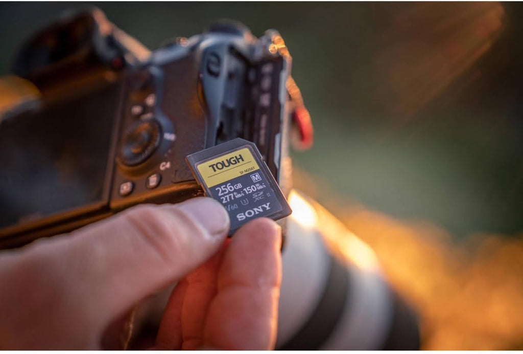 Sony TOUGH-M series SDXC UHS-II Card 128GB, V60, CL10, U3, Max R277MB/S, W150MB/S (SF-M128T/T1)