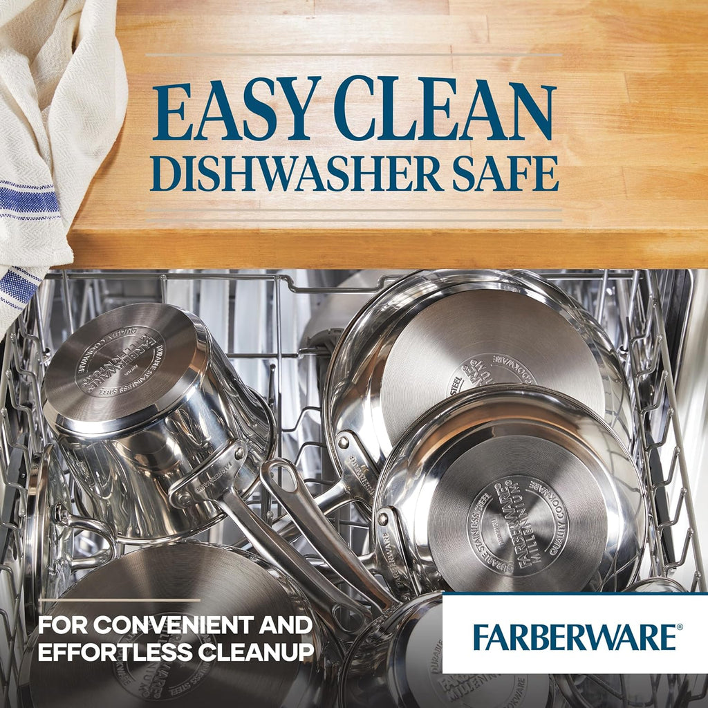 Farberware Millennium Stainless Steel 10-Piece Cookware Set