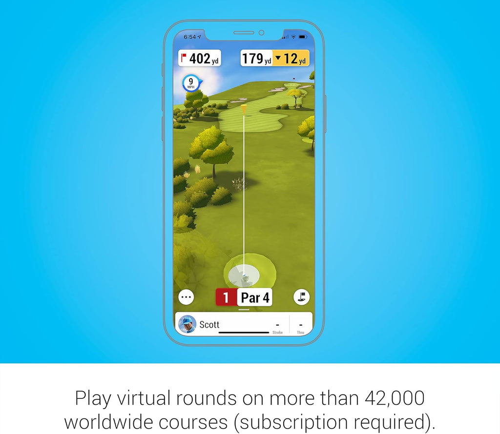 Garmin Approach R10, Portable Golf Launch Monitor, Take Your Game Home, Indoors or to The Driving Range, Up to 10 Hours Battery Life - 010-02356-00