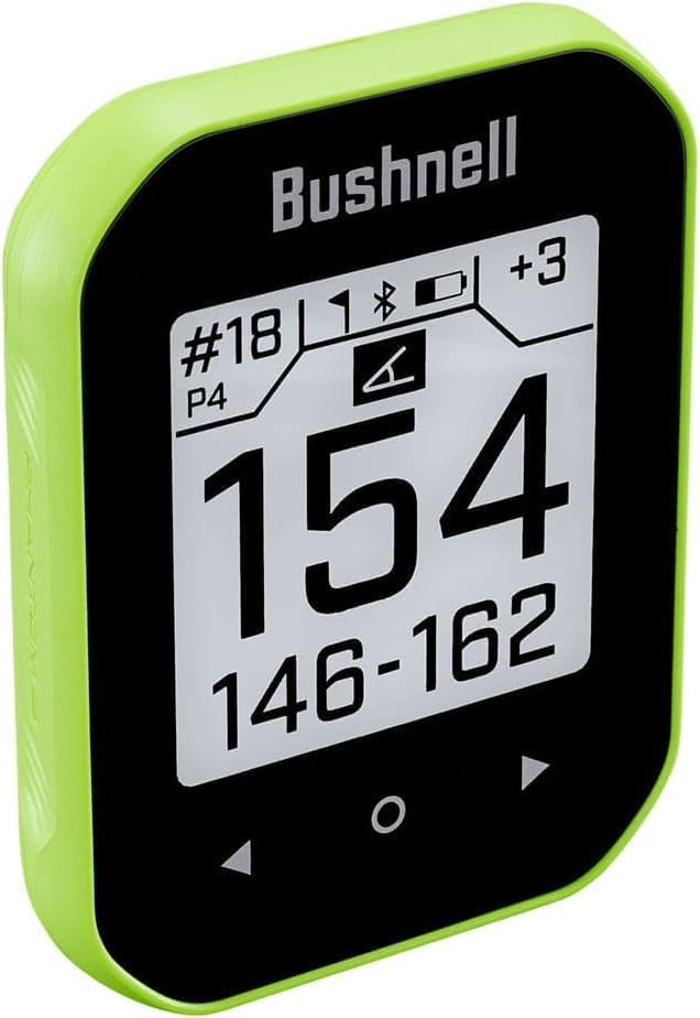 Bushnell Phantom 3 Slope GPS Golf Green with Slope Technology, Touchscreen, Magnetic Cart Mount with Wearable4U Towel Bundle, 60x76x18 mm, 362402