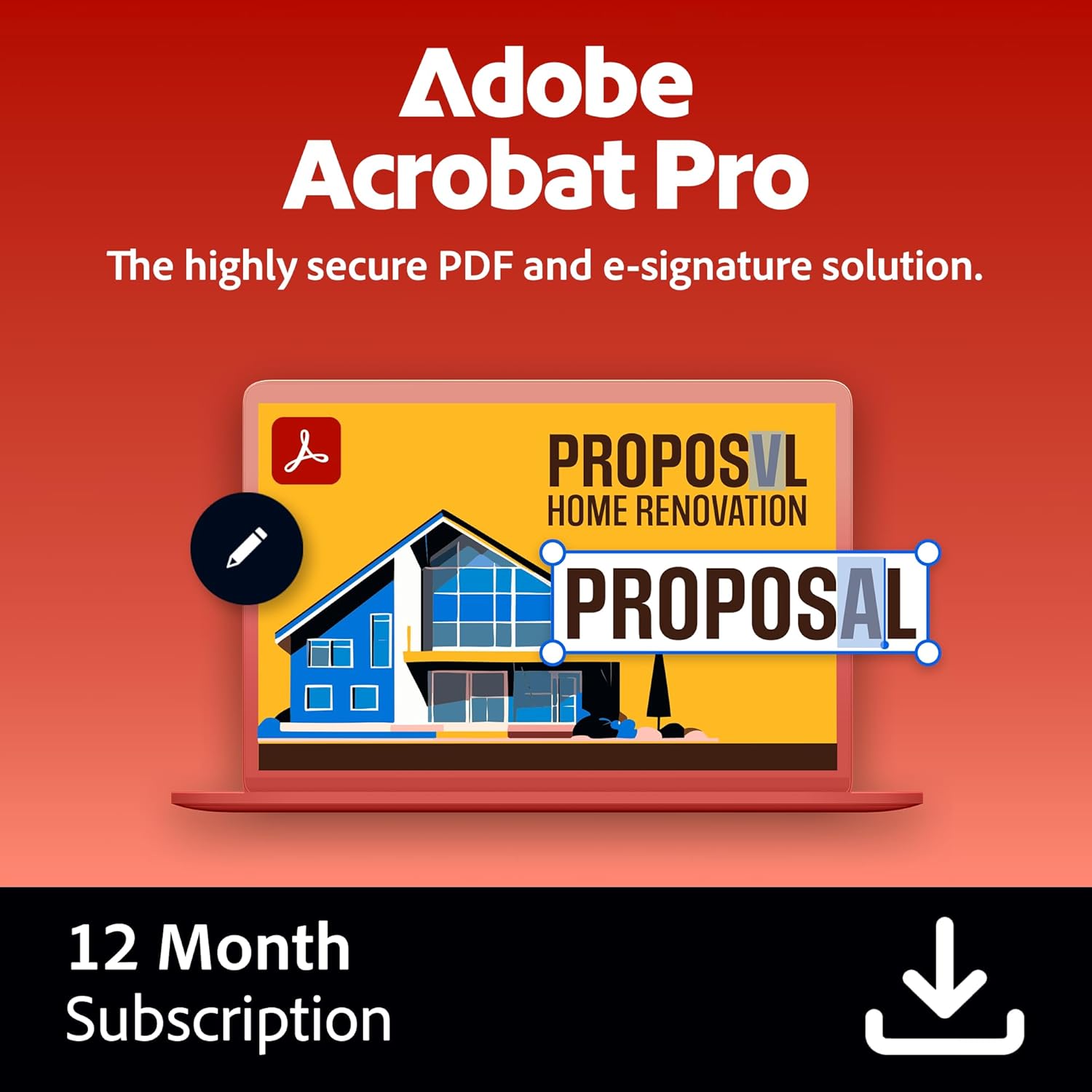 Adobe Acrobat Pro | PDF Software | Convert, Edit, E-Sign, Protect | PC/Mac Online Code | Activation Required