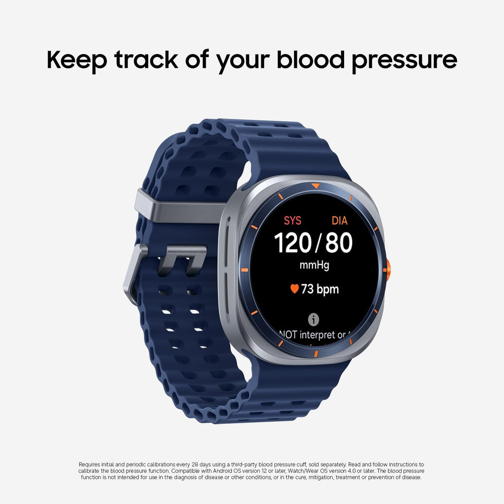 Samsung Galaxy Watch Ultra (2025) 47mm LTE Smartwatch, Titanium Casing, Advanced Sleep Coaching, Running Coach, Energy Score, Heart Rate Tracking, GPS, Titanium Gray US Version, 2 Yr Warranty