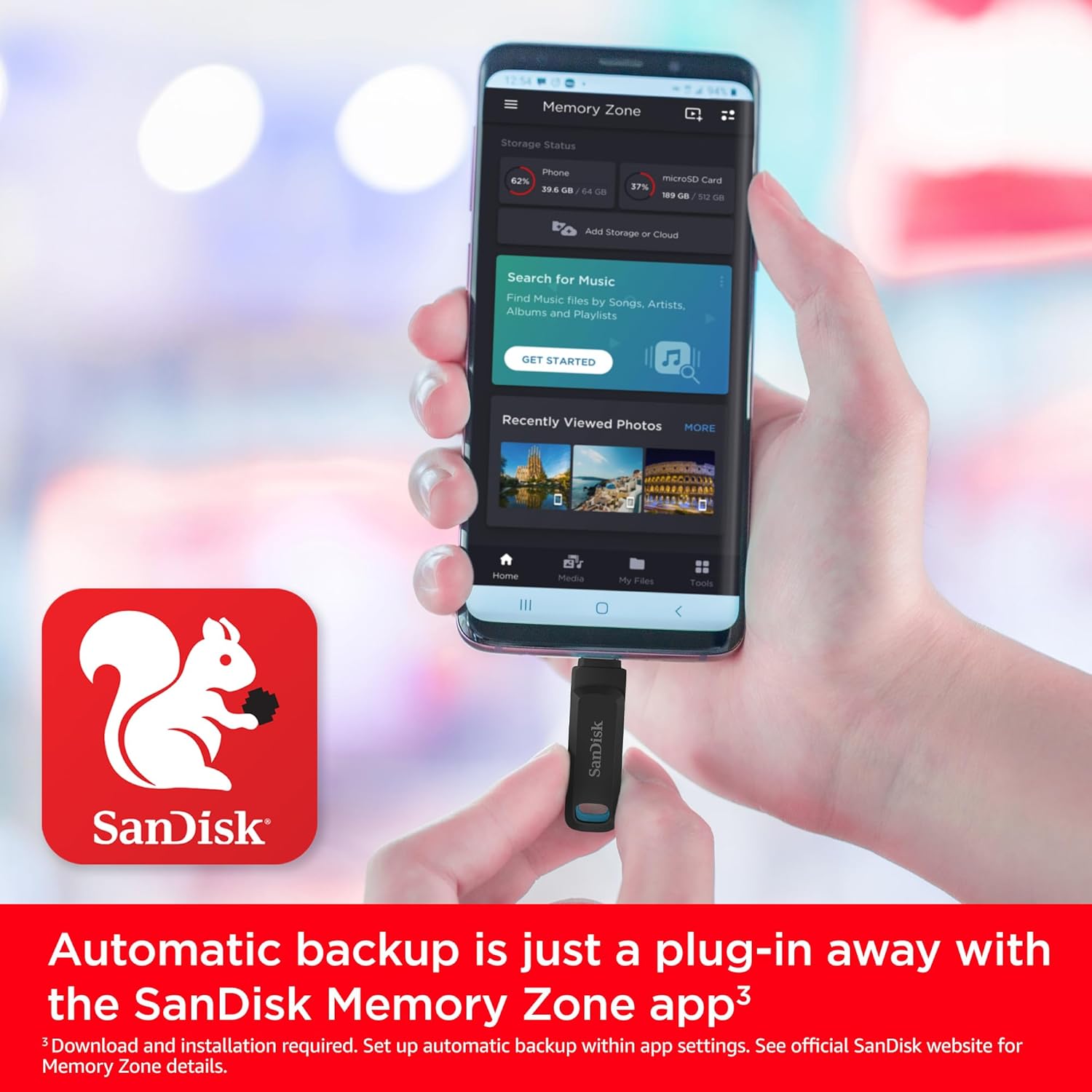 SANDISK 1TB Ultra Dual Drive Go USB Type-C Flash Drive, Black - SDDDC3-1T00-GAM46