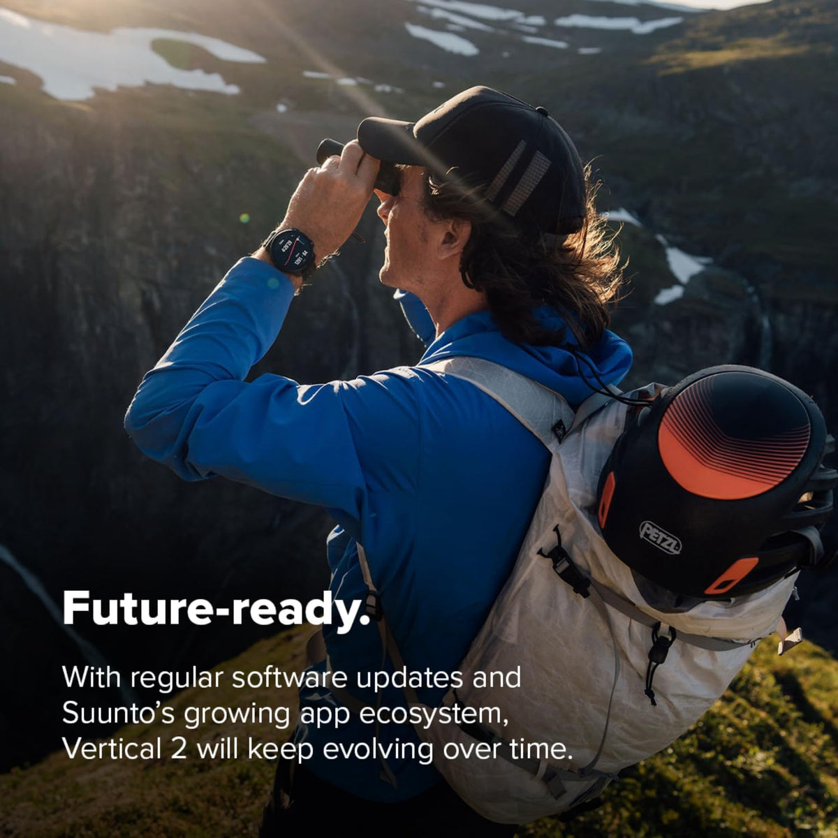 SUUNTO Vertical 2 GPS Sport Watch, Bright 1.5” AMOLED Touchscreen, LED Flashlight, 20-Day Battery Life, Offline Maps, Training Metrics & Recovery Insights, Dual-GNSS, 115+ Sport Modes, Pine Green