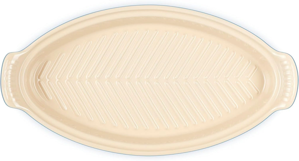 Le Creuset Stoneware Heritage Fish Baker, 1.7 qt., Marseille