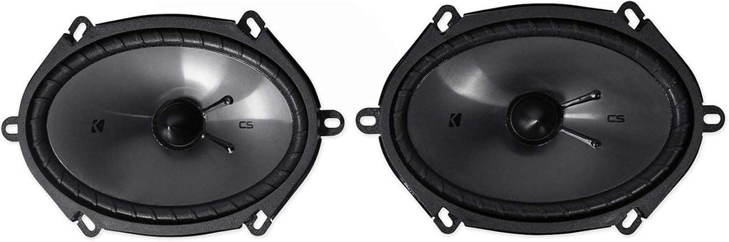 Kicker 46CSS684 Car Audio 6x8 Component Full Range Stereo Speakers Set CSS68 (Renewed)