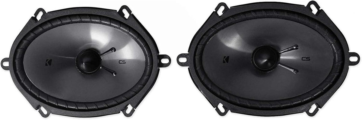 Kicker 46CSS684 Car Audio 6x8 Component Full Range Stereo Speakers Set CSS68 (Renewed)