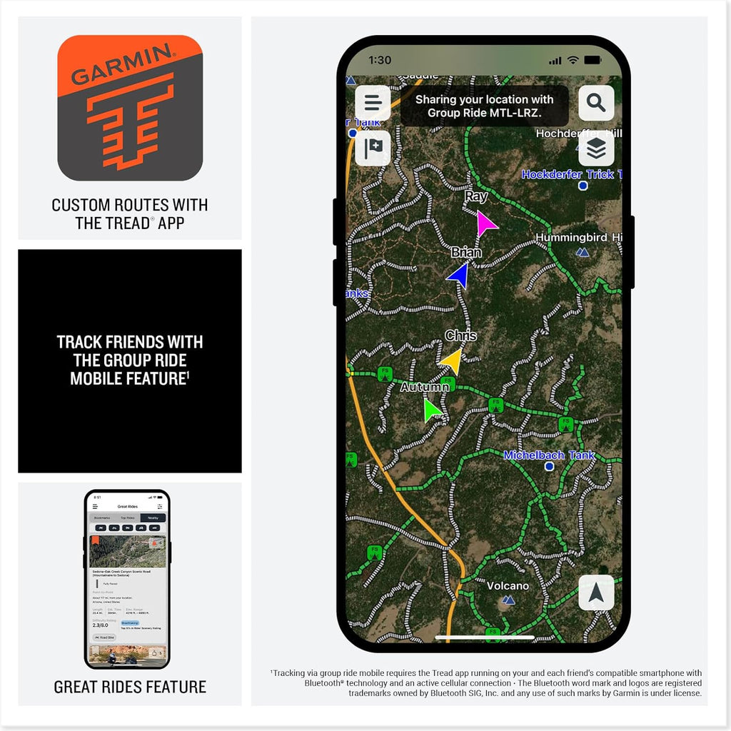 Garmin zūmo® XT3, 6” Rugged Motorcycle GPS, Lean Angles, Custom Route Planning, Adventurous Navigation, Group Rides, Garmin Performance Package Plan Option for Drag Racing Timer and Lap time Review