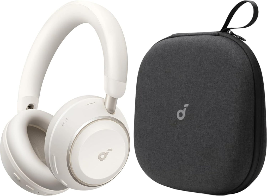 Soundcore Space 2 by Anker, Active Noise Cancelling Headphones with Protective Case, Comfortable Fit, 50H Playtime, LDAC Hi-Res Wireless Audio, Dual Connection, Clear Calls, Bluetooth 6.1, Nap Mode