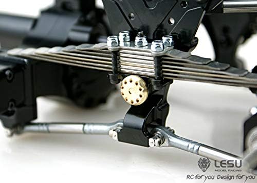 Lesu Metal Rear Suspension Set for 1/14 Tmy Rc Truck Axles Model Car