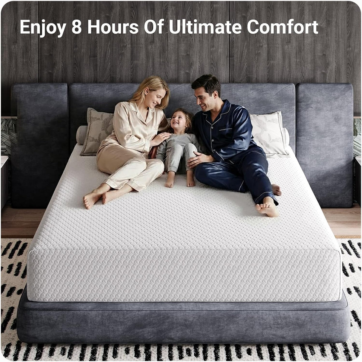 Avenco Queen Mattress 14 Inch, Queen Size Mattresses Medium Firm for Back Pressure Relief, Mattress in a Box CertiPUR-US Certified Foam Colchones