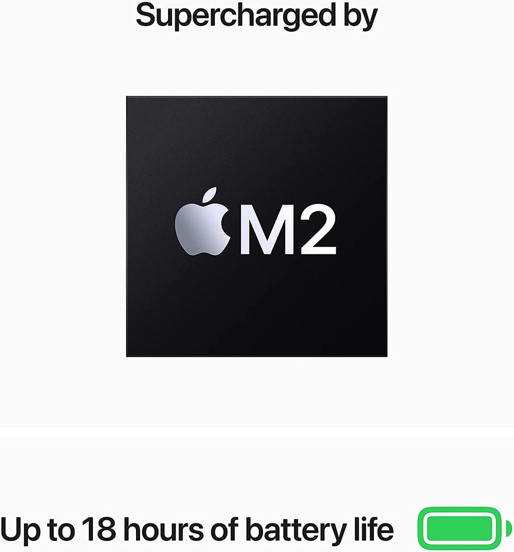 Apple Mid 2022 MacBook Air with Apple M2 Chip, 13.6-inch, 8GB RAM, 256GB SSD - Silver (Renewed)