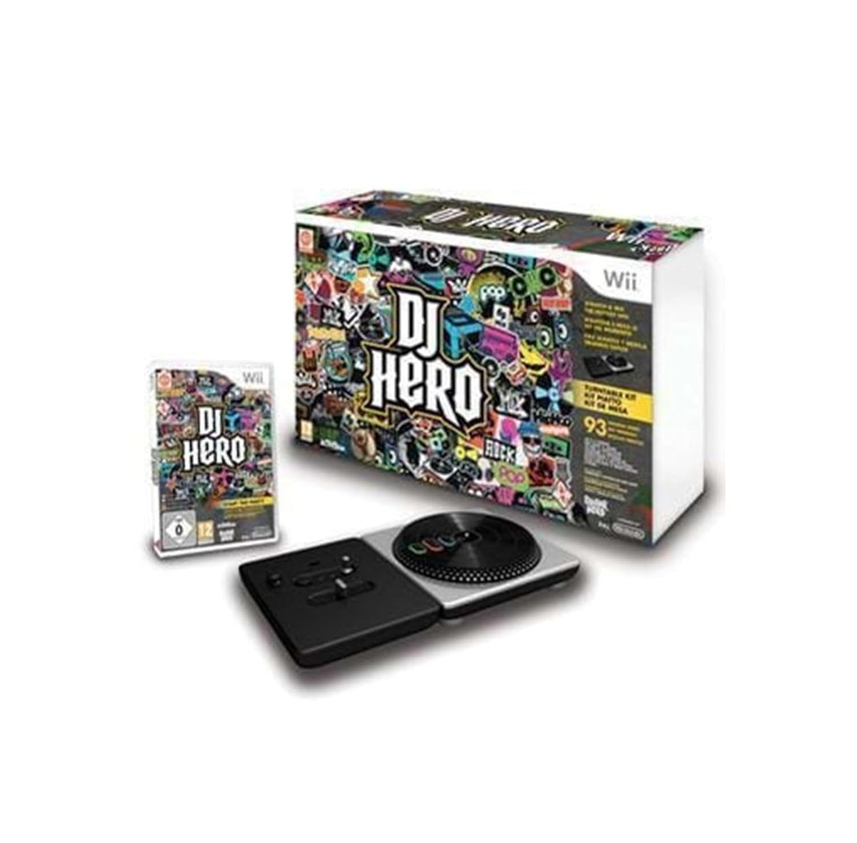 Activision Dj Hero - Turntable Kit (Wii) (Renewed)