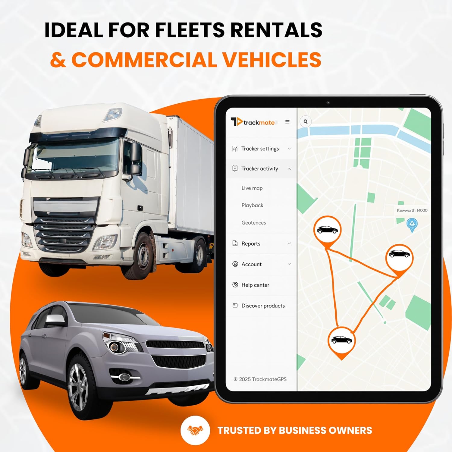 Dash T11 GPS Tracker for Vehicles, Real Time Tracking, Theft Prevention, Door Lock/Unlock, No Contract, Fleets Cars Trucks, US Support, Advanced Reports Easy Set Up & Easy to Use