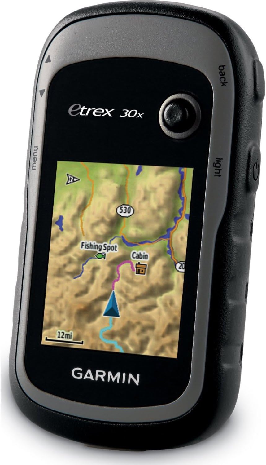 Garmin eTrex 30x, Handheld GPS Navigator with 3-axis Compass, Enhanced Memory and Resolution, 2.2-inch Color Display, Water Resistant