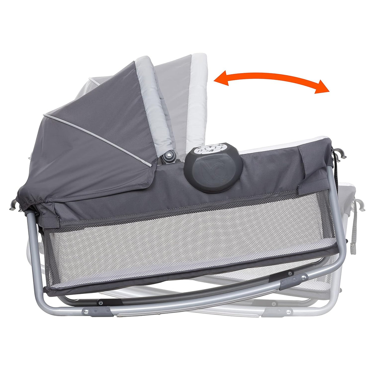 Baby Trend Lil' Snooze™ Deluxe III Nursery Center® Playard for Twins, Cozy Grey