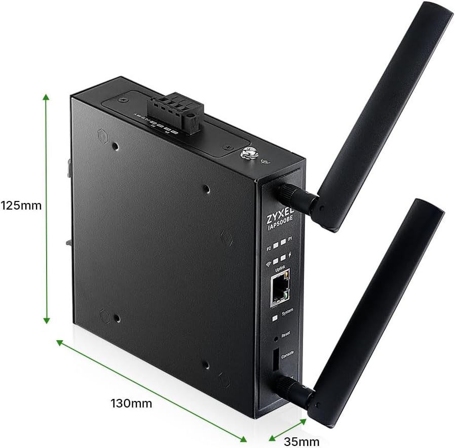 Zyxel WiFi 7 BE5000 Wireless Access Point | Industrial Robust Product Design | 4-Stream Dual-Radio | Flexible Installation | Nebula App, Cloud, Controller, or Standalone | TAA Compliant IAP500BE