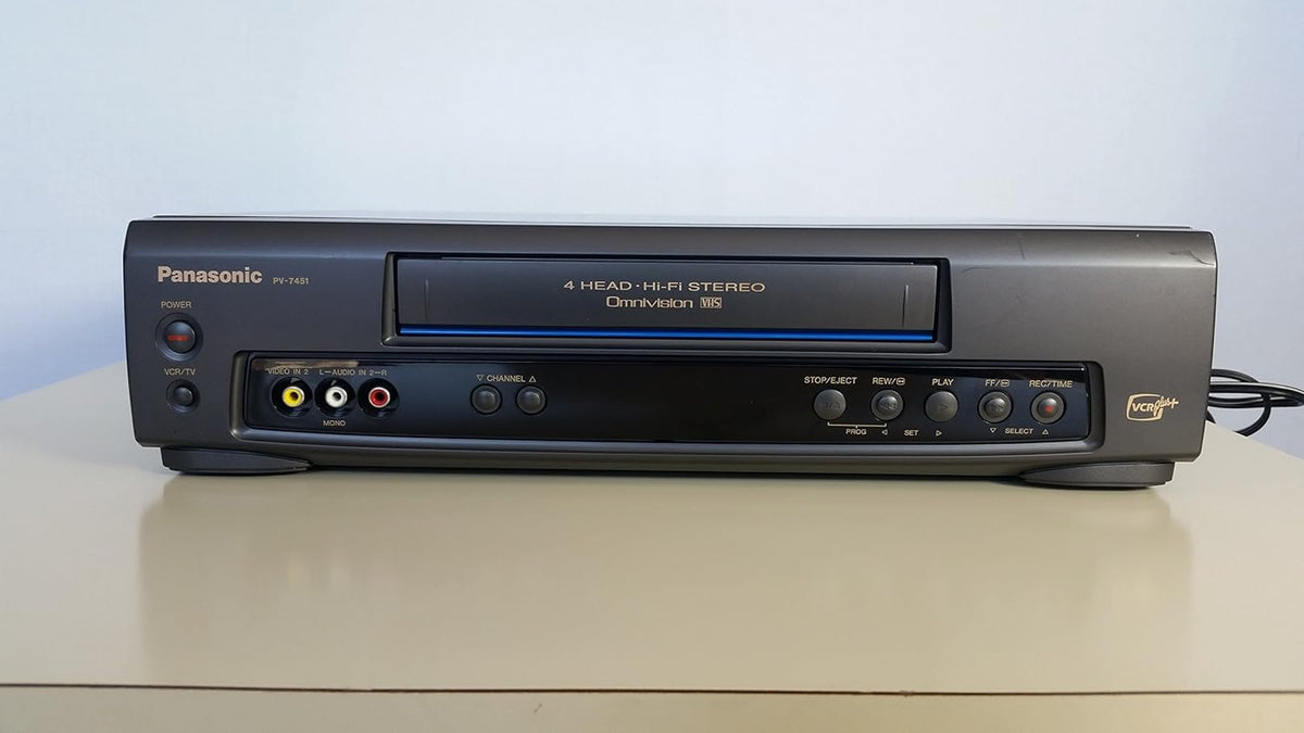 Panasonic VCR VHS Transfer w/Remote, USB Adapter, HDMI Converter (Renewed) (Renewed)