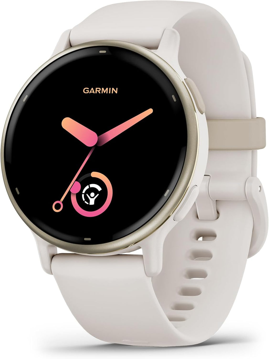 Garmin vívoactive 5, Health and Fitness GPS Smartwatch, AMOLED Display, Up to 11 Days of Battery (Renewed) (Ivory)