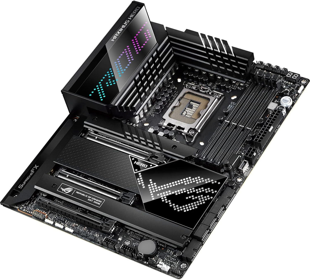 Asus ROG Maximus Z690 Hero Desktop Motherboard - Intel Z690 Chipset - Socket LGA-1700 - Intel Optane Memory Ready - ATX