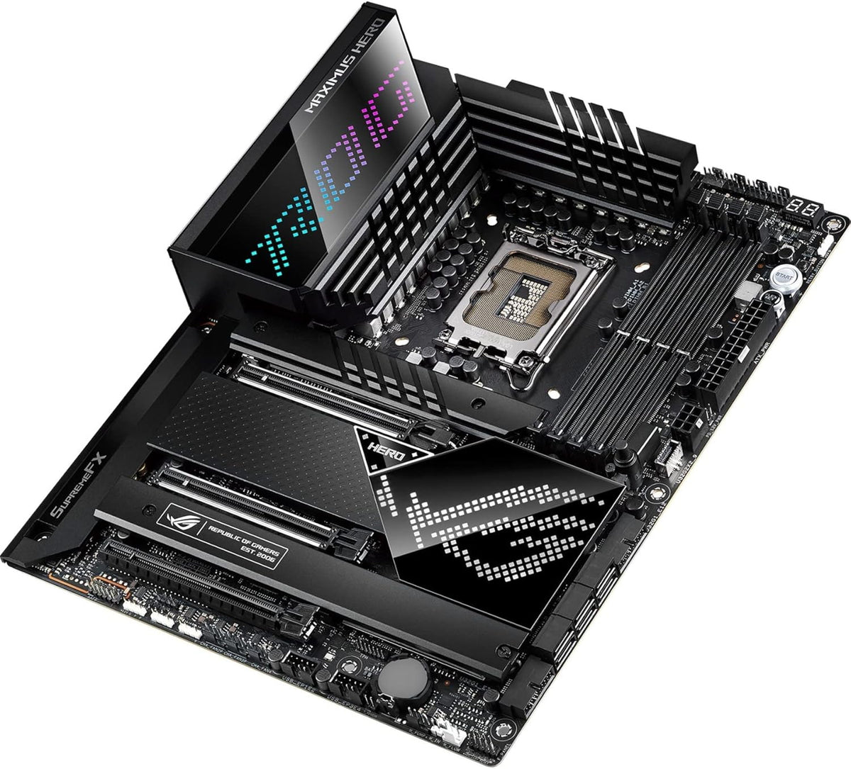 Asus ROG Maximus Z690 Hero Desktop Motherboard - Intel Z690 Chipset - Socket LGA-1700 - Intel Optane Memory Ready - ATX