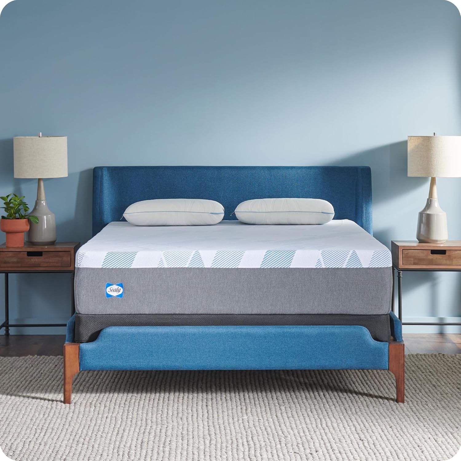 Sealy Dreamlife 12” Hybrid Mattress-in-a-Box, Full, SealyComfort Gel Memory Foam, SealyResponsive Encased Coils, Surface-Guard Technology