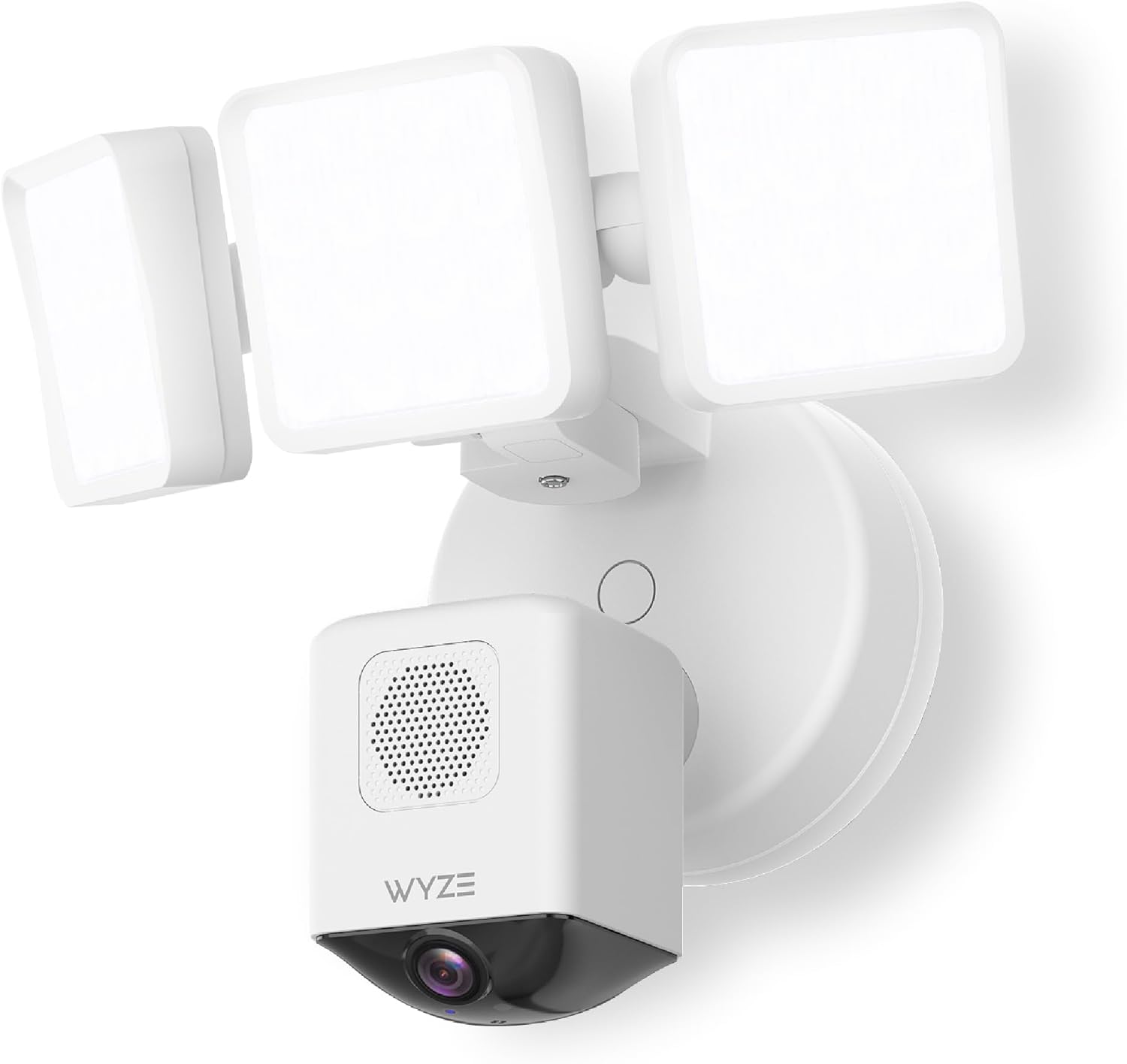 WYZE Floodlight Camera Pro, PCMag Editors' Choice 3000-Lumen LEDs, 2.5K HD Outdoor Security Camera, 180° Wide View, Motion Detection, Color Night Vision, Works with Alexa & Google-White